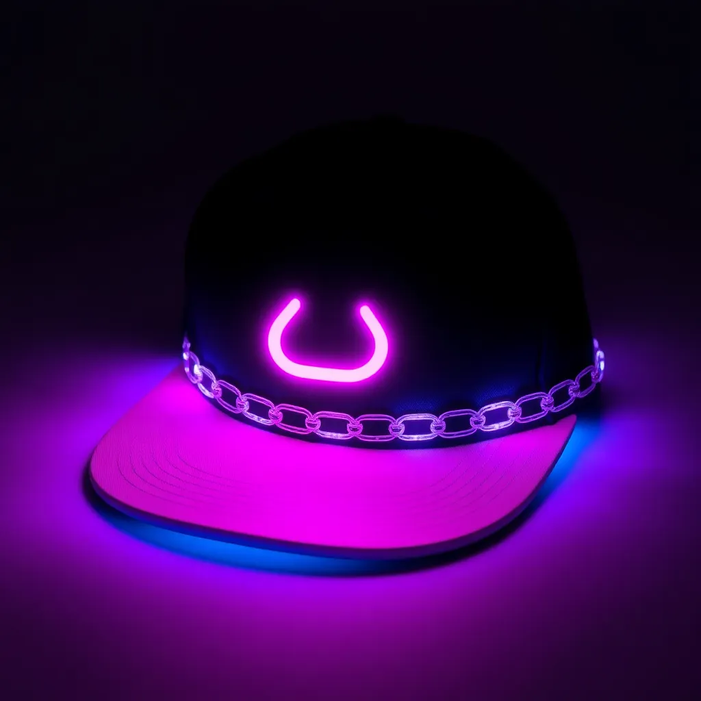 Black and Neon Pink with U logo crypto on black background